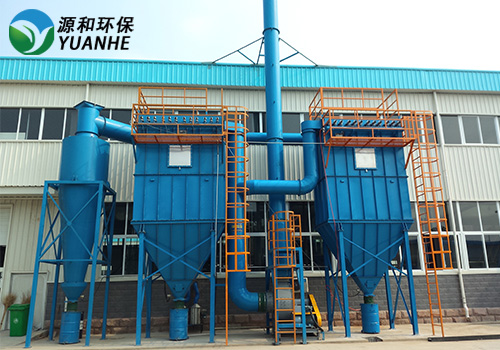 Dust treatment plan for furniture manufacturing industry